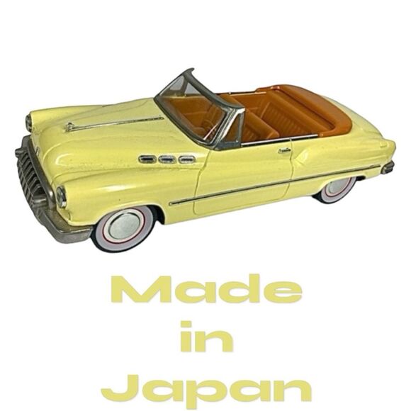 Convertible Voiture Standard Sedan Yellow Friction Powered Car #321 Pre-Owned - Picture 1 of 6